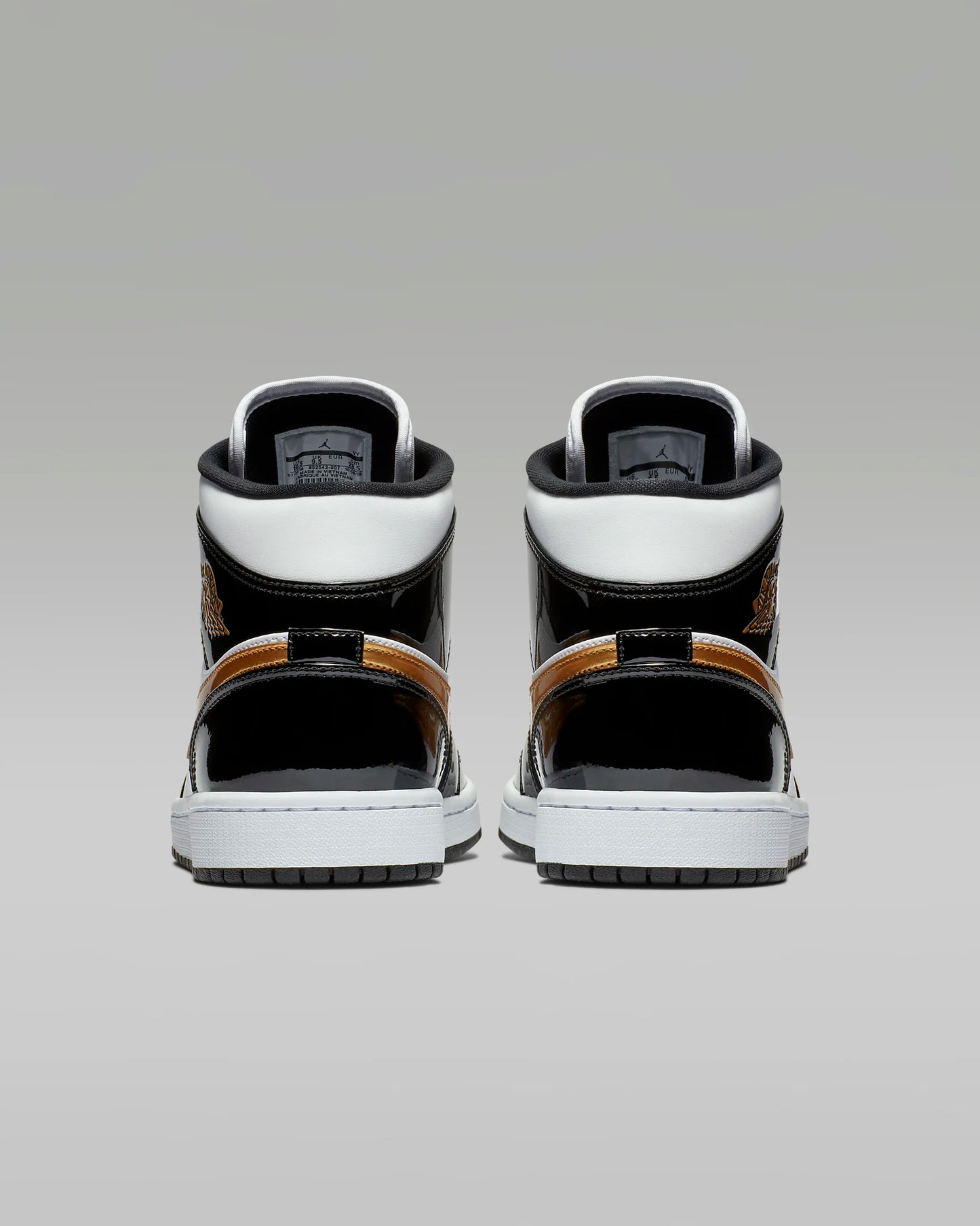 Nike - Air Jordan 1 Mid SE - Patent Black Gold