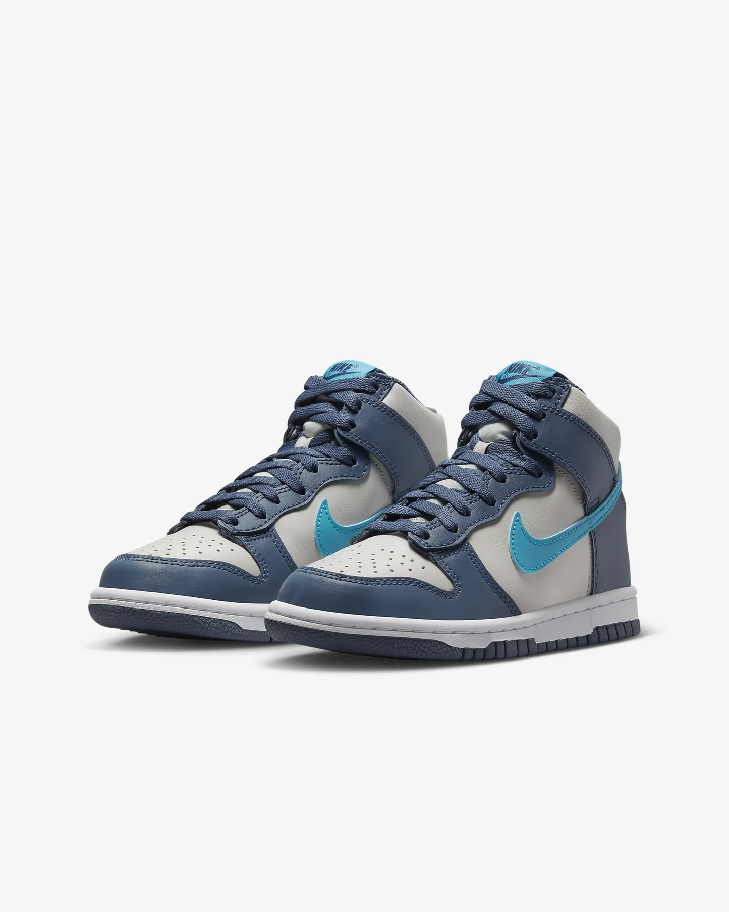 Nike - Dunk High - Light Bone Diffused Blue