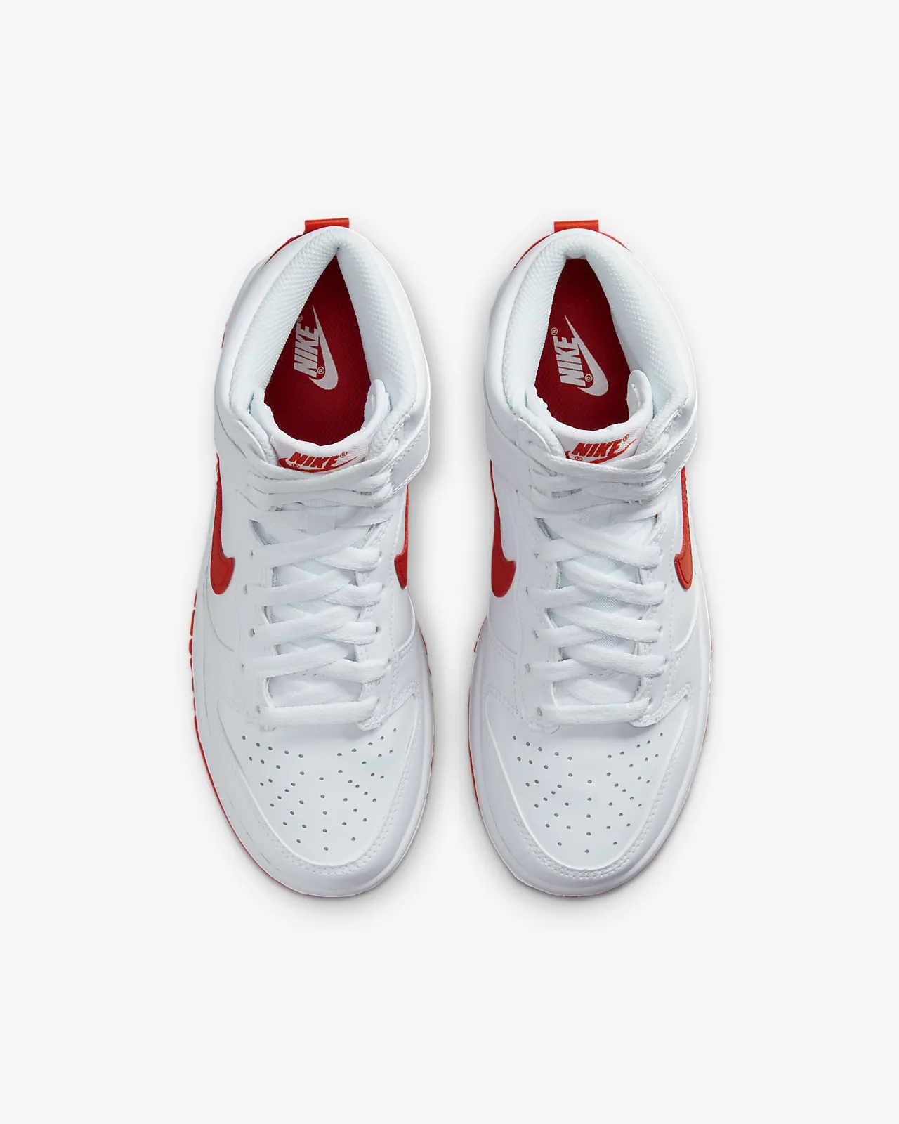 Nike - Dunk High - Whte Picante Red