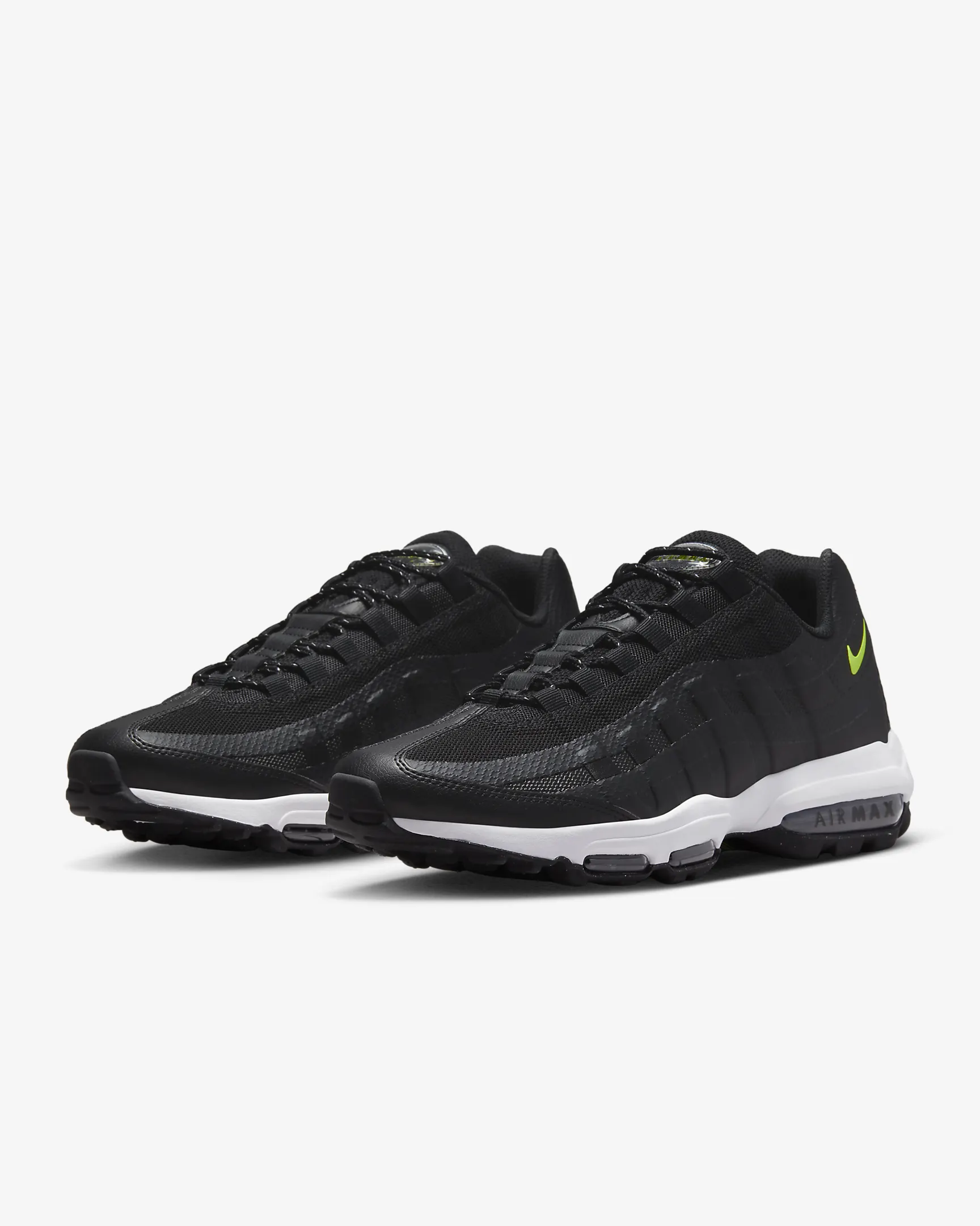 Nike Air Max 95 Ultra Black Volt White yaza snkrz
