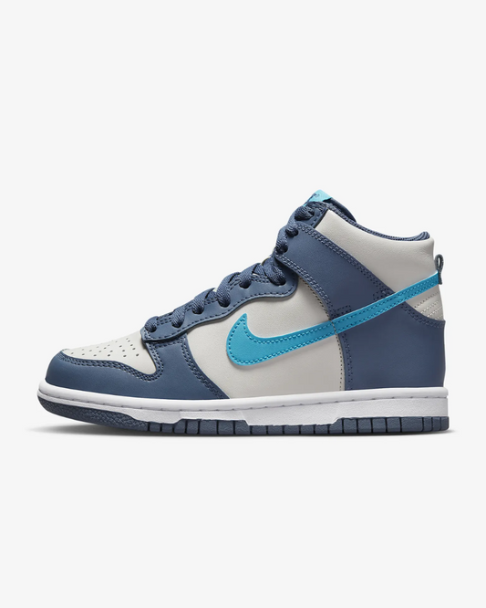 Nike - Dunk High - Light Bone Diffused Blue