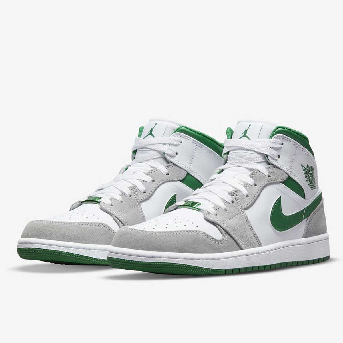 NIKE - Air Jordan 1 Mid SE  -  Grey Green