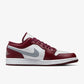 Nike - Air Jordan 1 Low - White Bordeaux
