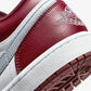 Nike - Air Jordan 1 Low - White Bordeaux