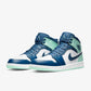 Nike - Air Jordan 1 Mid 'Blue Mint'